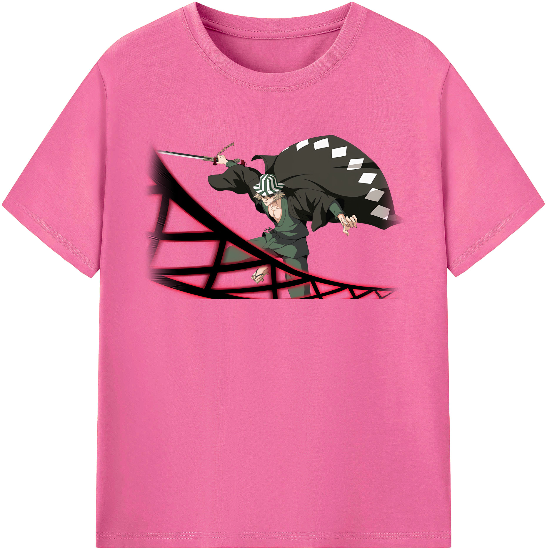（画像用） "ブリーチ 浦原 喜助（うらはら きすけ） BLEACH Urahara Kisuke " レディースカジュアルプリントTシャツ（綿100％）